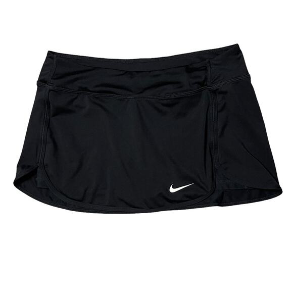 Nike Core Black Mini Boardskirt Swim Skort Size M - Picture 7 of 10